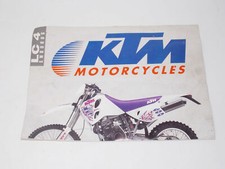 1993 KTM LC4 ENDURO EGS 350 400 600 BROCHURE MANIFEST FARIOLI RINALDI ARCARONS