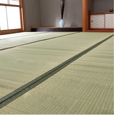 IKEHIKO Tatami Mat 100% Japanese rush grass Rug Goza Floor Green Igusa Mat 1108