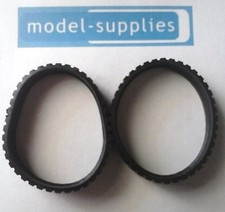 Corgi 1128 repro Priestman shovel black rubber tracks (Listing is for 1 pair)