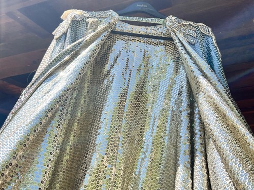 Sequin cape - sequin,