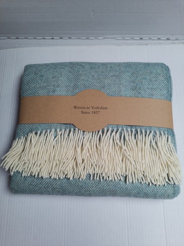 Pure new wool throw blanket - pure,
