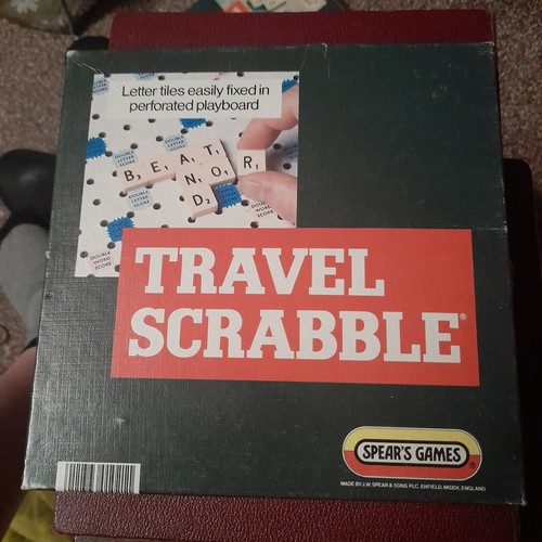 Vintage spears travel scrabble - travel,