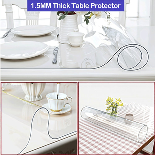 Clear pvc table - pvc, protector