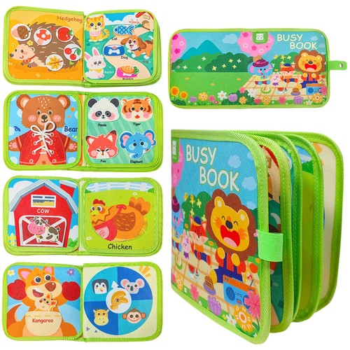 Montessori animal busy book - montessori,