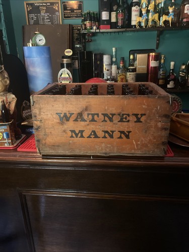 Watney mann wooden crate - wooden,