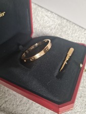 Cartier Love Bracelet - Yellow gold classic model size 15 rrp £7,050.00 