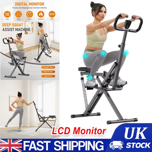 Squat machine with - squat, lcd