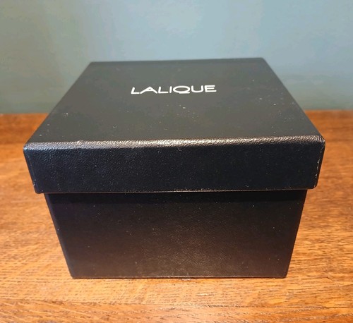 Lalique large owl empty box - empty,
