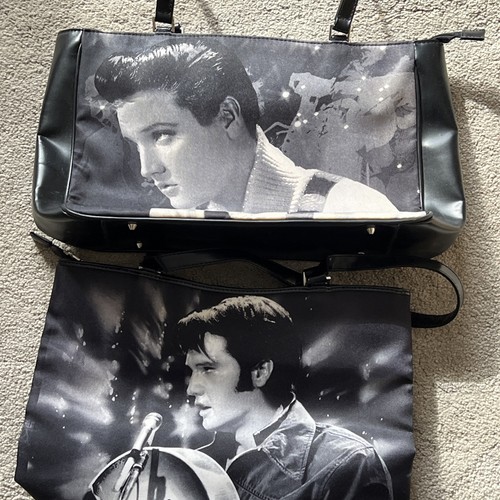 Elvis presley zip tote - presley,