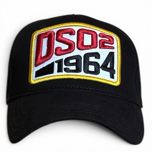 Dsquared2 black baseball cap - dsquared2,