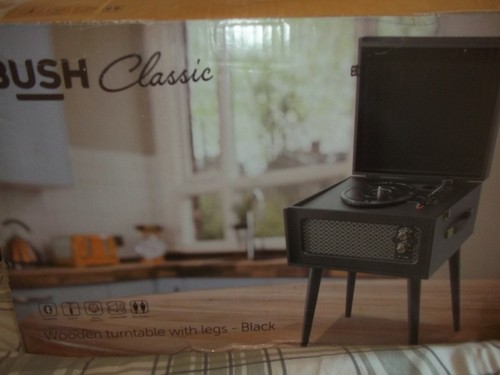 Bush classic wooden turntable - bush,