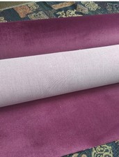 8 Metres Upholstery Romo Velvet Curtain And Cushion Fabric Wide 137cms/54"