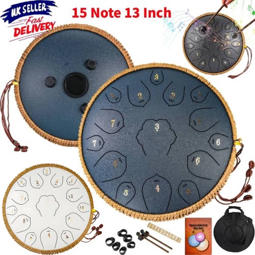 Steel tongue drum notes 13 - drum, 15