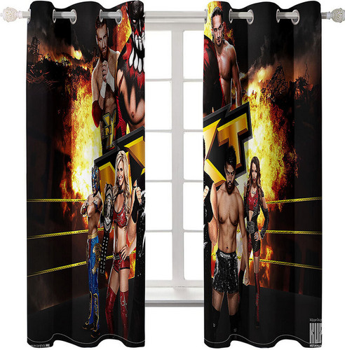 Boys3d wwe wrestling curtains - wwe,