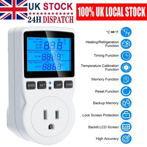 Digital thermostat plug - plug, socket