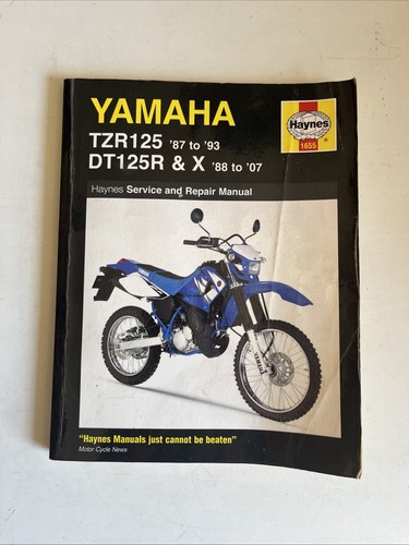 Haynes yamaha tzr125 - tzr125, ‘87