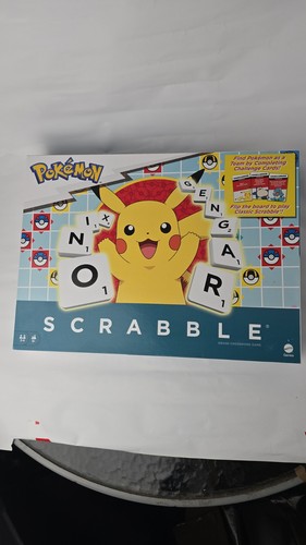 Pokemon scrabble board - scrabble, game