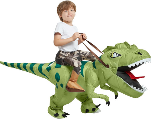 Inflatable dinosaur costume - inflatable,