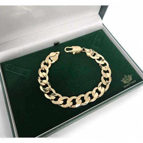 Mens 9ct gold - mens, 12mm