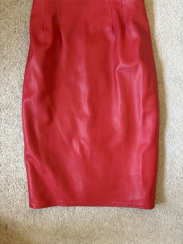 Vakko leather skirt - vakko,