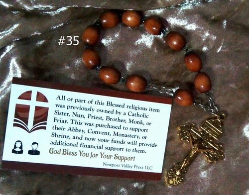 Rosary chaplet big - rosary, wood
