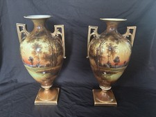 Rare Antique Noritake Pair Of