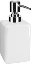 White Ceramic Soap Dispenser