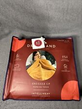 Dreamland 16820C Single Electric Blanket Intelliheat Luxury Heated Throw Mustard