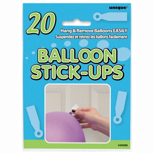 Pack balloon stick ups - of,