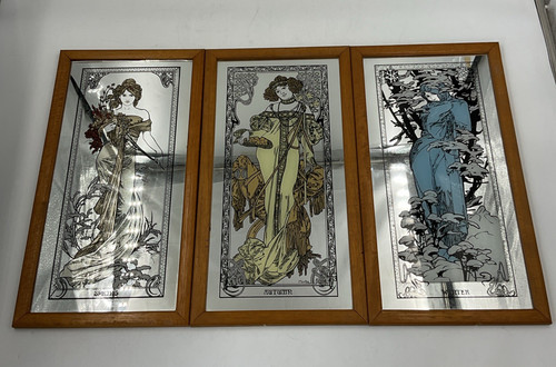 Set art seasons mirror - set,