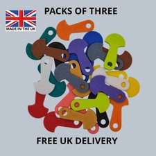 3 x Shopping Trolley Lock Key