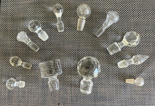 Decanter glass stoppers 16 - glass,