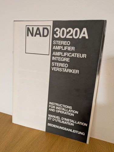 Nad 3020a stereo - 3020a, amplifier