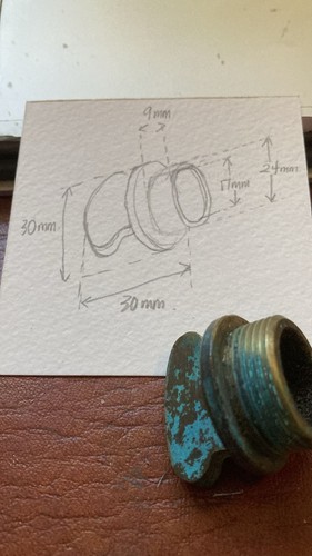 Vintage old brass petrol oil - old,