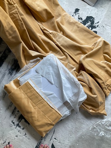 Pair vintage gold - vintage, cotton