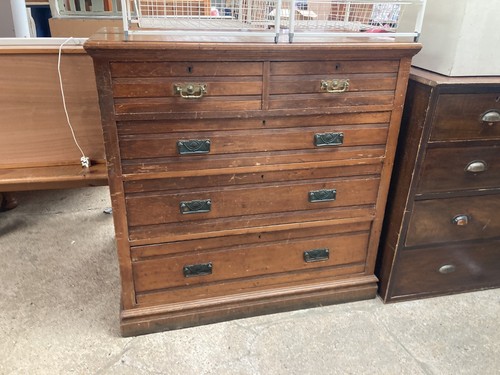 Wooden chest drawers brown - chest,