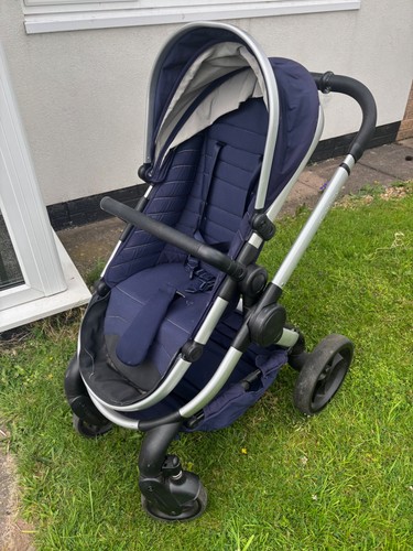 Blue icandy peach pram bundle - blue,