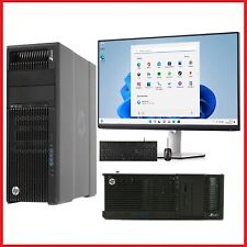 HP Z640 Workstation PC 2 x Intel Xeon E5-2630v3 8 Core CPU Ram & SSD Windows 11