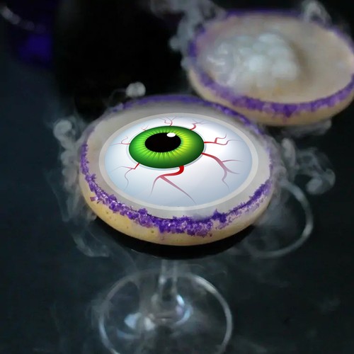 Edible halloween eye witch - edible,