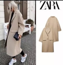 ZARA CAMEL DOUBLE FACED WOOL