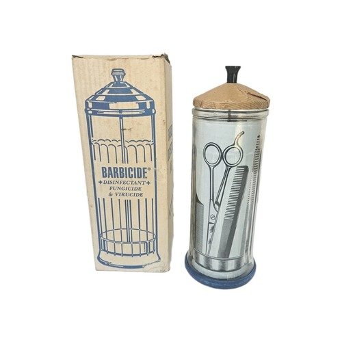 Vintage barbicide disinfectant - barbicide,