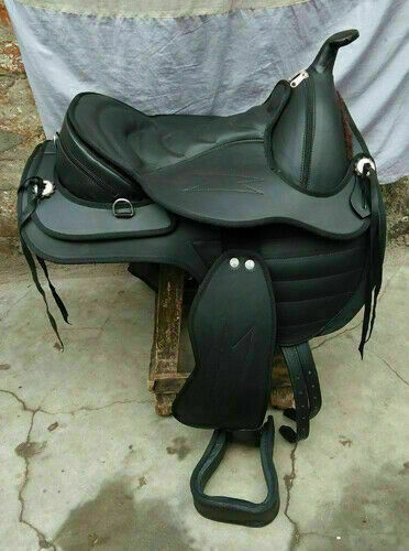 Black western style treeless - style,