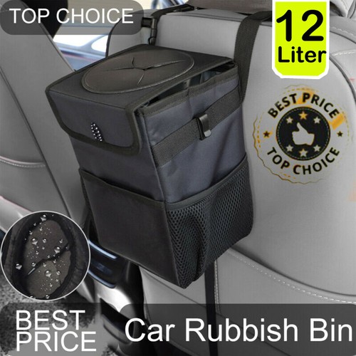 Car bin rubbish waste - car,