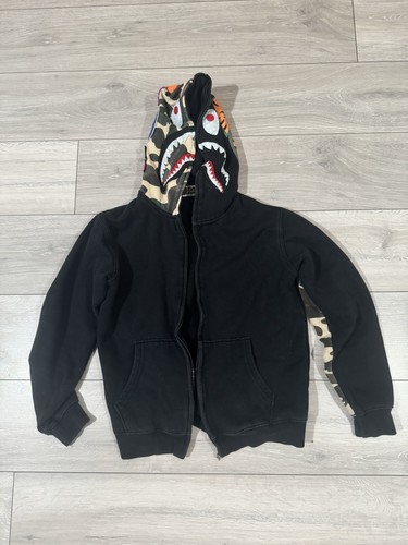 Bape shark full zip hoodie - full,