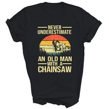 Funny Lumberjack Dad Logger Arborist Chainsaw Unisex Shirt Gift