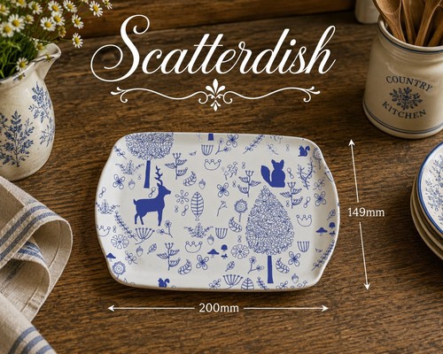 Melamine scatter dish - melamine,