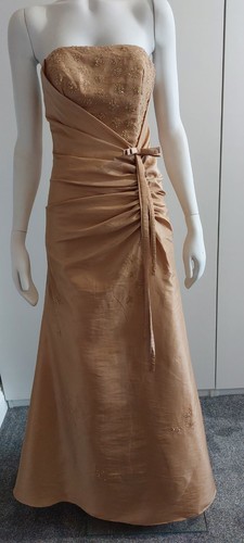 Jora strappless gold dress - jora,
