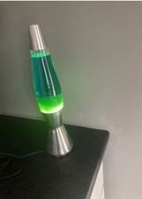 Mathmos Astro Baby Lava Lamp Green-Blue Boxed Complete New Bulb 90s