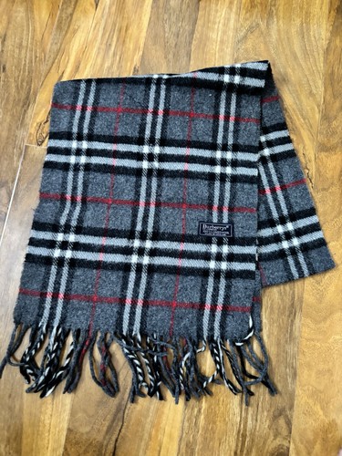 Burberrys woven lambswool grey - burberrys,