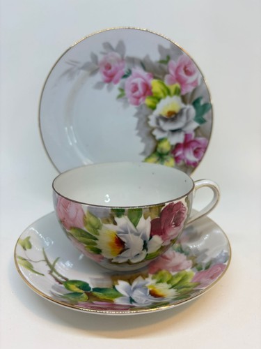 Vintage japanese yellow pink - &,